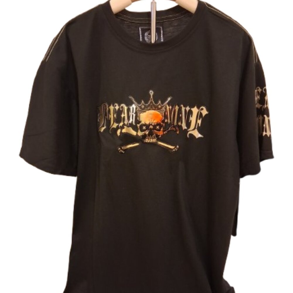 CR-24 Fear None Skull Graphic Tee NWT Men’s Large Black Streetwear